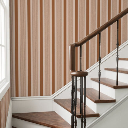 Terra Cotta Stripe