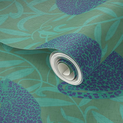 Vining Leaves & Leopard