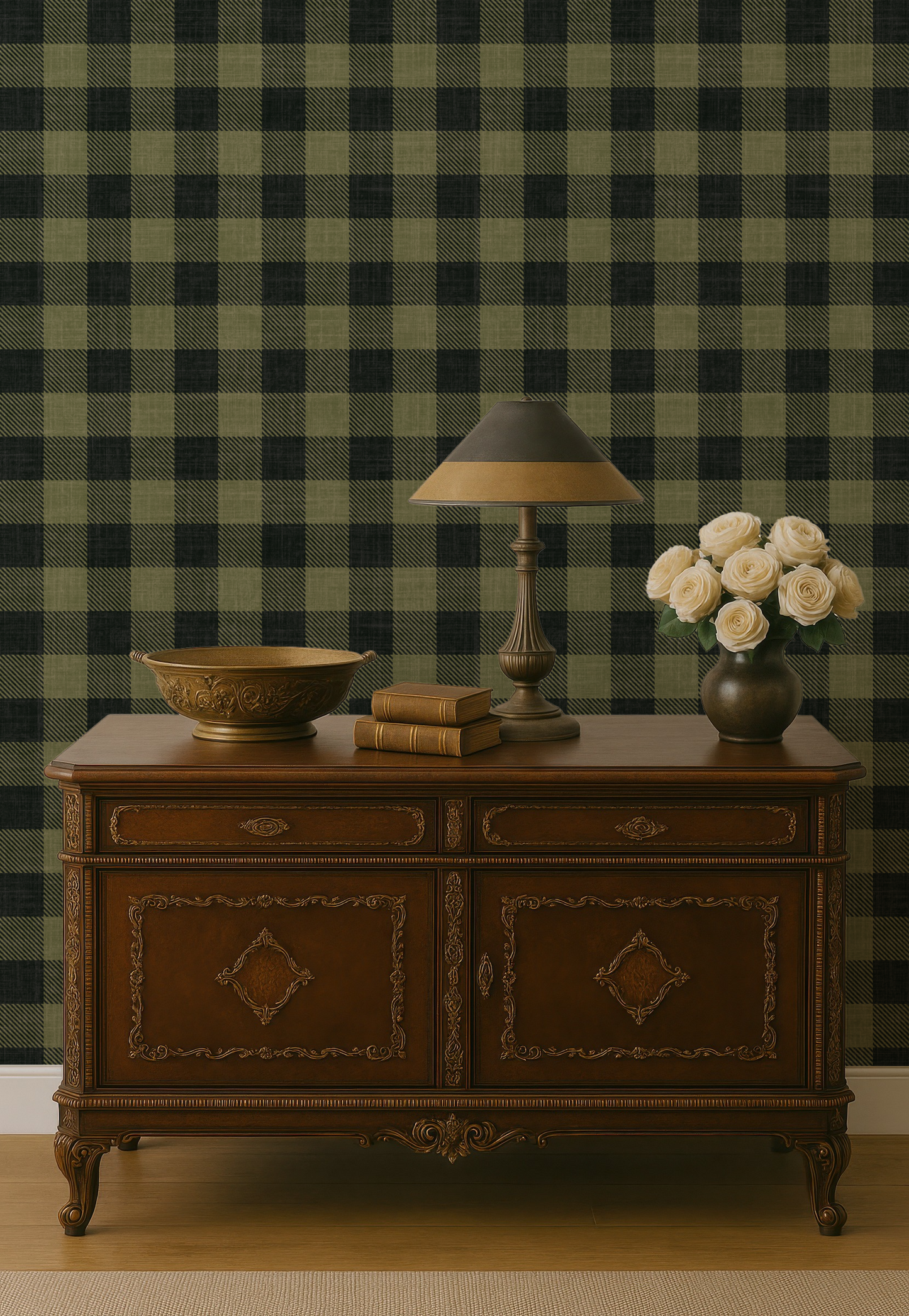 Textured Buffalo Plaid