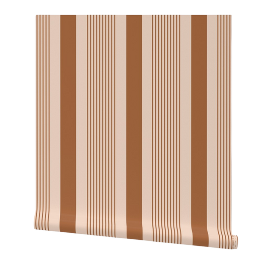 Terra Cotta Stripe